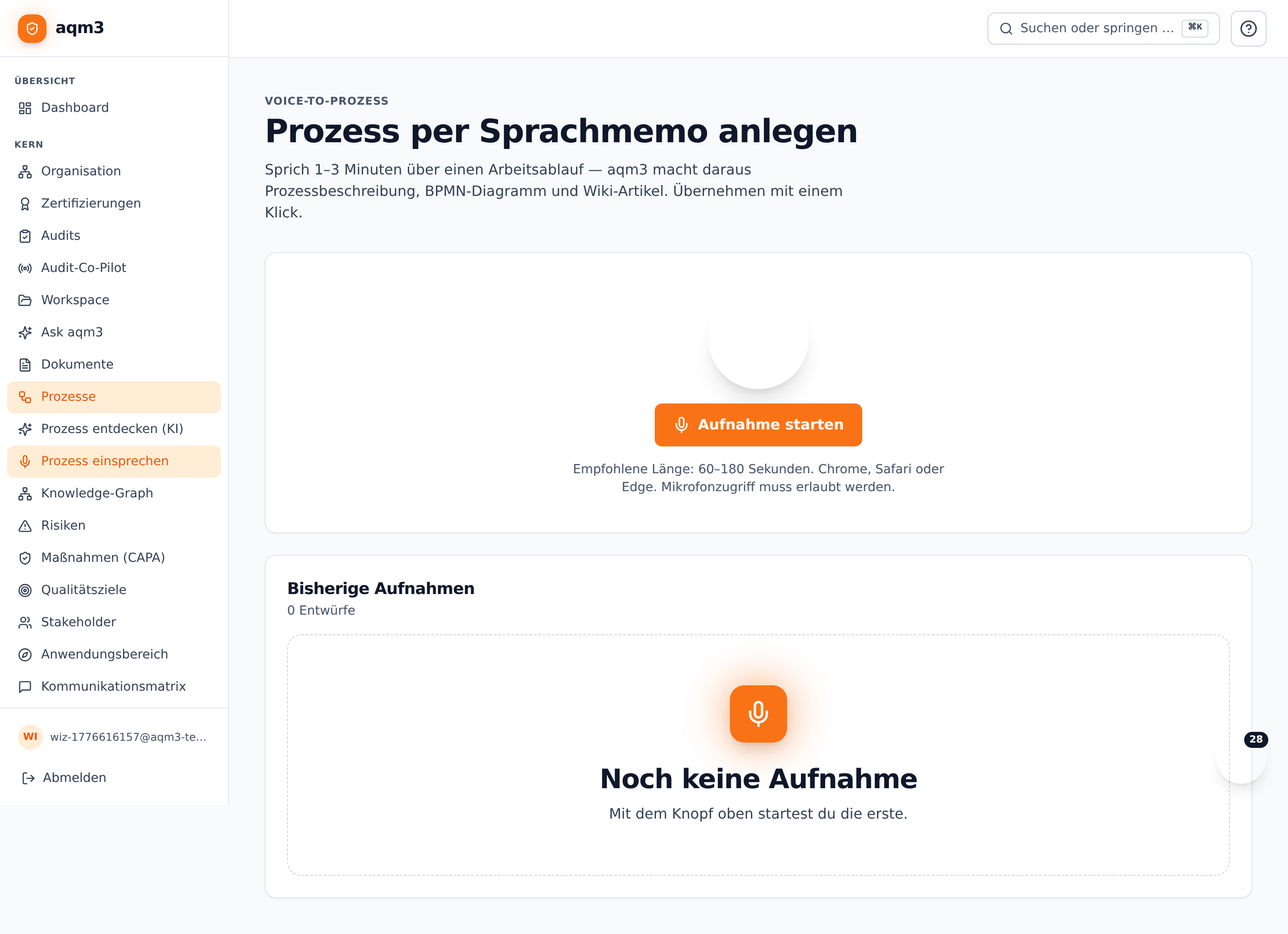 2 Minuten sprechen. 60 Sekunden später BPMN.